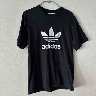 アディダス(adidas)の新品未使用adidasプリントTシャツ黒M(Tシャツ(半袖/袖なし))