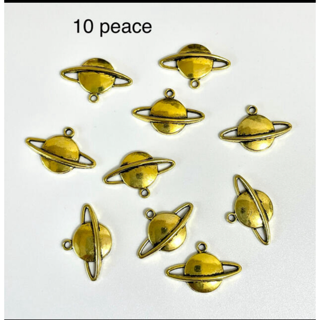 ゴールドジュピターチャーム 10Peace ハンドメイドのアクセサリー(チャーム)の商品写真