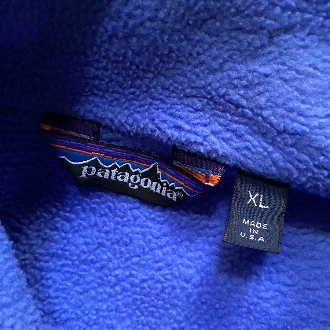 patagonia(パタゴニア)の90s パタゴニア ナイロンブルゾン USA製 XL グレー  フリース メンズのジャケット/アウター(ブルゾン)の商品写真