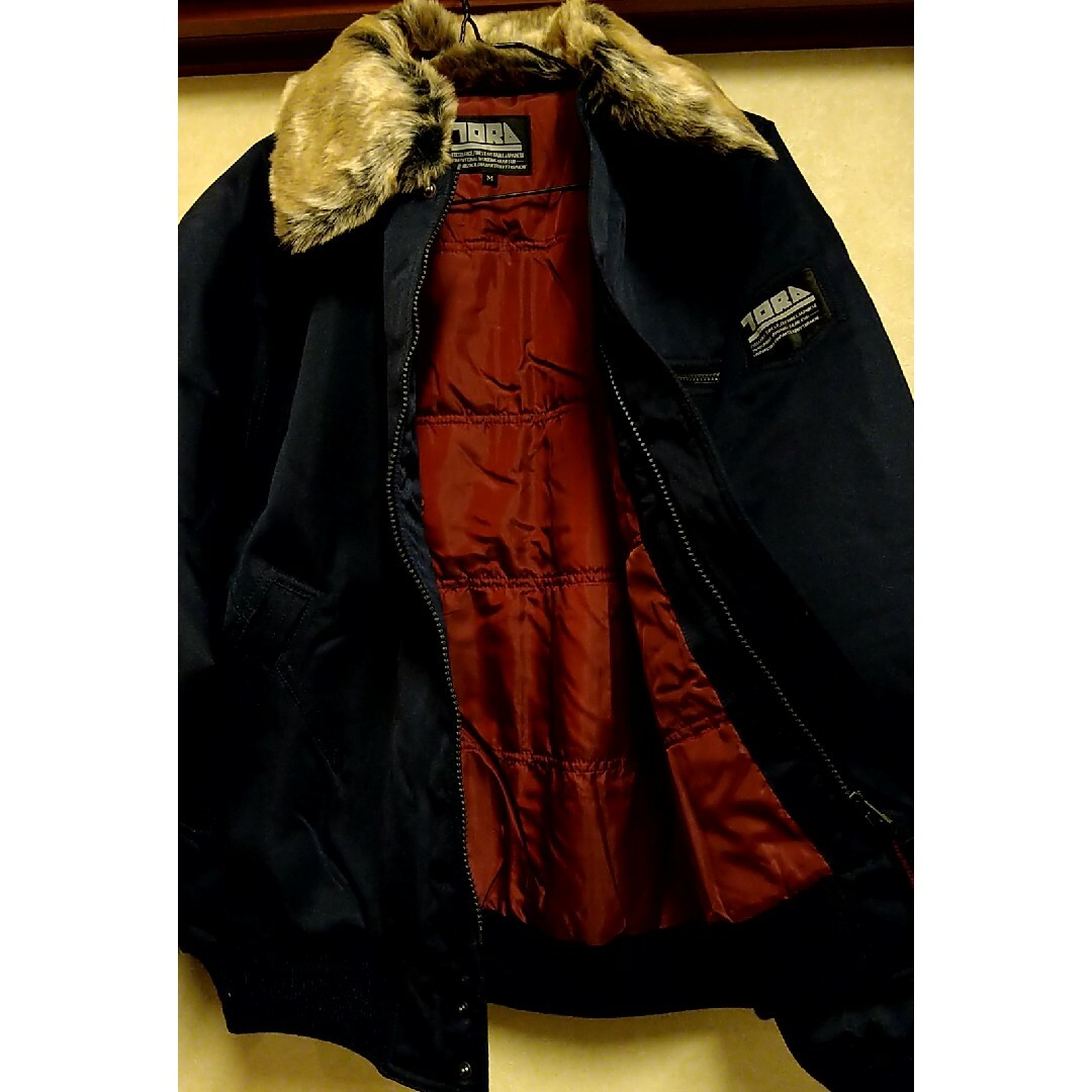 寅壱(トライチ)の寅壱ドカジャン　Mサイズ　ネイビー メンズのジャケット/アウター(ライダースジャケット)の商品写真