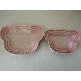 ルクルーゼ(LE CREUSET)のルクルーゼ　ベビー　皿　2枚セット(食器)