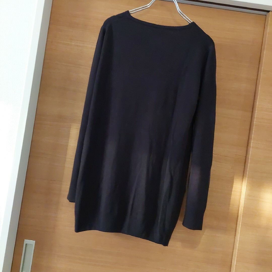 AZUL by moussy(アズールバイマウジー)の新品AZULbymoussy ニットチュニック　ミニワンピ レディースのトップス(チュニック)の商品写真