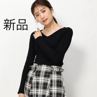 ミッシュマッシュ(MISCH MASCH)の今期　新品　未使用　ミッシュマッシュ　5,940円　リブニット(ニット/セーター)