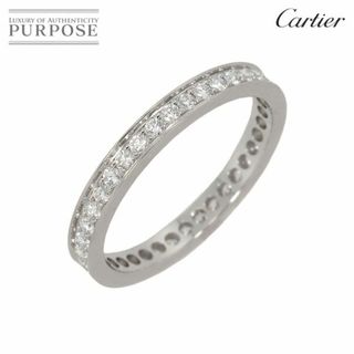 カルティエ(Cartier)のカルティエ Cartier バレリーナ #50 リング ダイヤ Pt プラチナ 指輪 フルエタニティ【証明書付き】 VLP 90202328(リング(指輪))