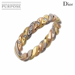 ディオール(Dior)のクリスチャン ディオール Christian Dior 9号 リング ダイヤ K18 YG WG PG スリーゴールド 3カラー 750 指輪 90209532(リング(指輪))