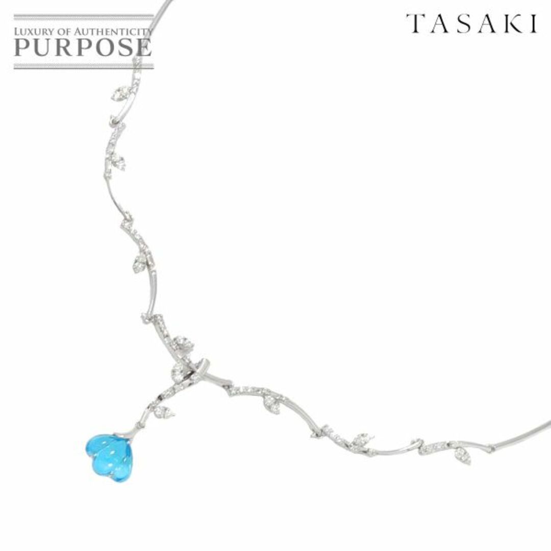 TASAKI - タサキ ブルートパーズ 0.95ct ダイヤ 0.18ct ネックレス ...