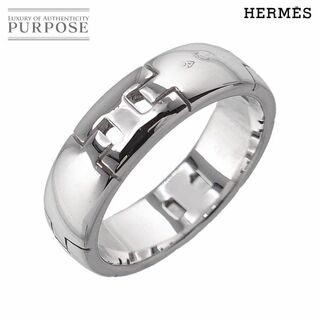 エルメス(Hermes)のエルメス HERMES ヘラクレス リング #48 K18 WG ホワイトゴールド 750 指輪 VLP 90210702(リング(指輪))