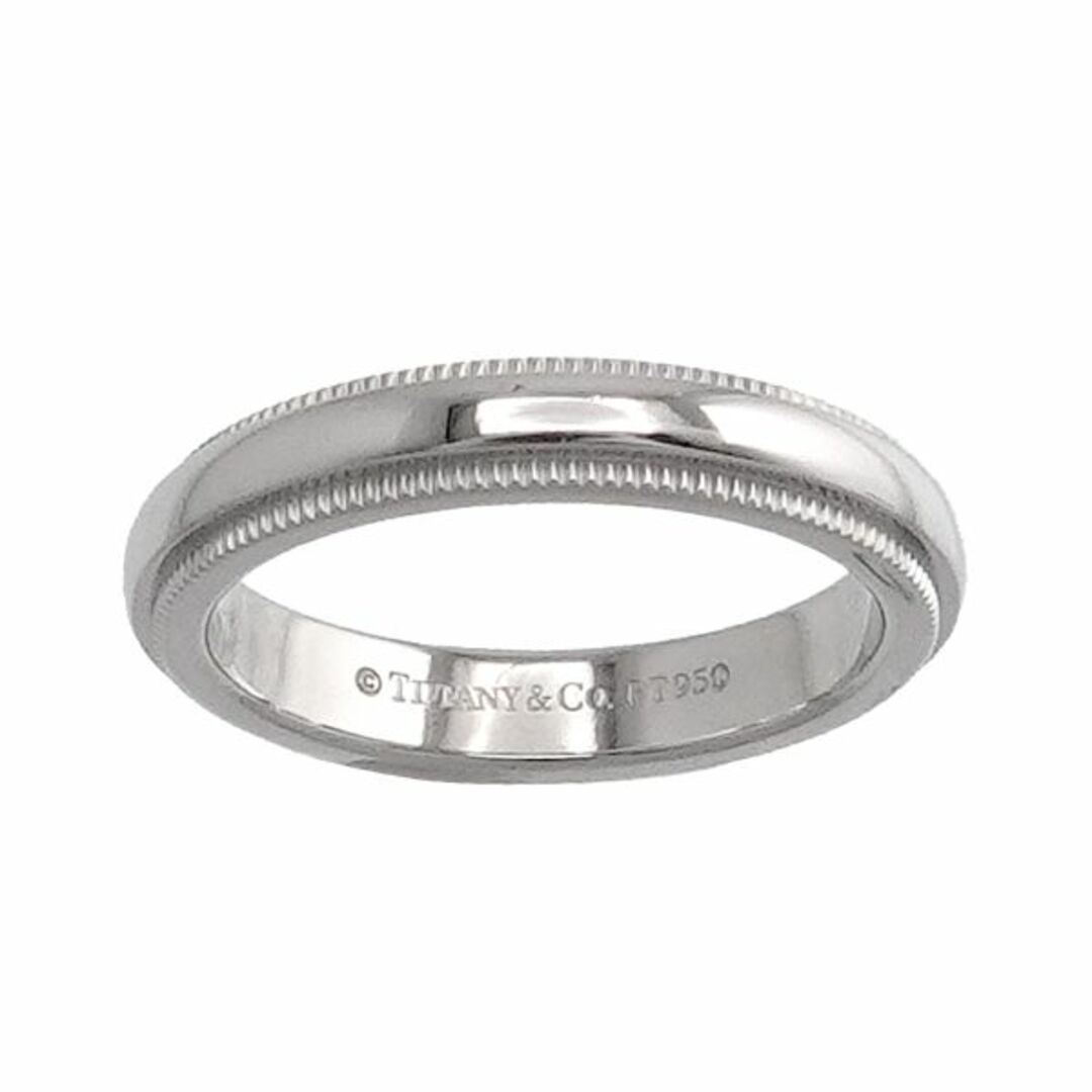 Tiffany & Co.(ティファニー)のティファニー TIFFANY&Co. ミルグレイン バンド 6号 リング 幅3mm Pt プラチナ 指輪 VLP 90218311 レディースのアクセサリー(リング(指輪))の商品写真