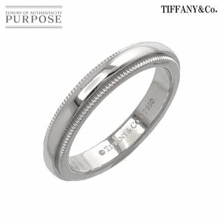 ティファニー(Tiffany & Co.)のティファニー TIFFANY&Co. ミルグレイン バンド 6号 リング 幅3mm Pt プラチナ 指輪 VLP 90218311(リング(指輪))