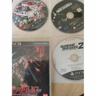 プレイステーション3(PlayStation3)のPS3　ガンダムUC　ブレイカー2　サイドストーリーズ　EXバーサス　動作確認済(家庭用ゲームソフト)