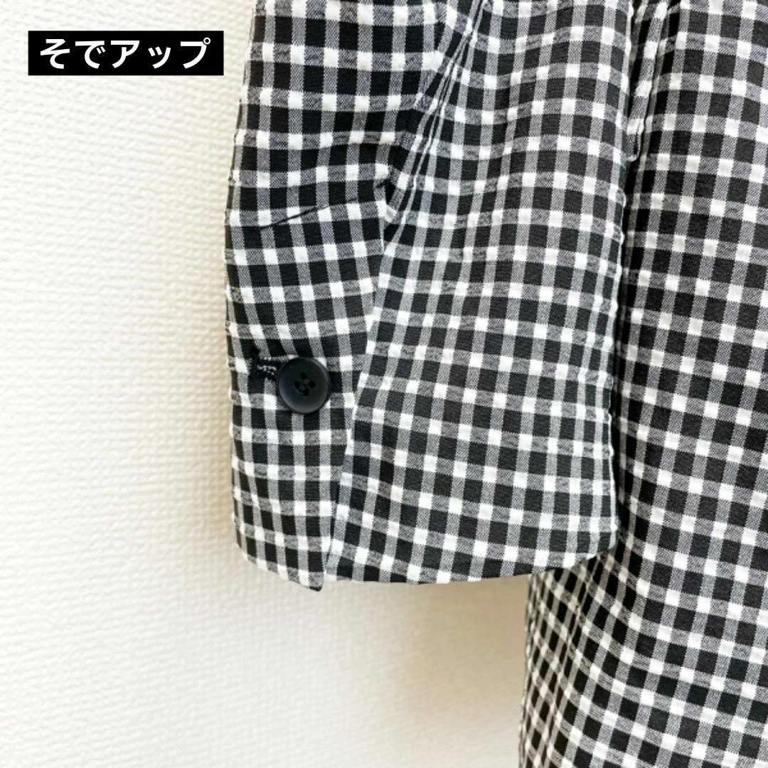 ZARA(ザラ)の⭐️主役アウター⭐️ZARA テーラードジャケット チェック柄 ストレッチ レディースのジャケット/アウター(テーラードジャケット)の商品写真