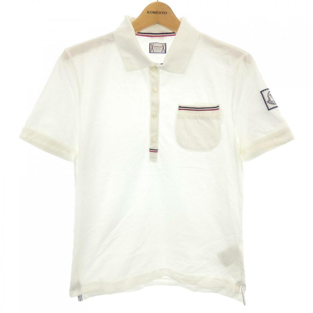 【新品未使用品】モンクレール ガムブルー ポロシャツ ホワイト XL