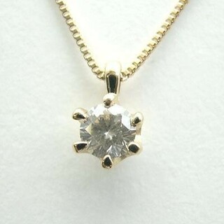 【新品未使用】クリスマスプレゼントに K18ダイヤモンドネックレス(ネックレス)