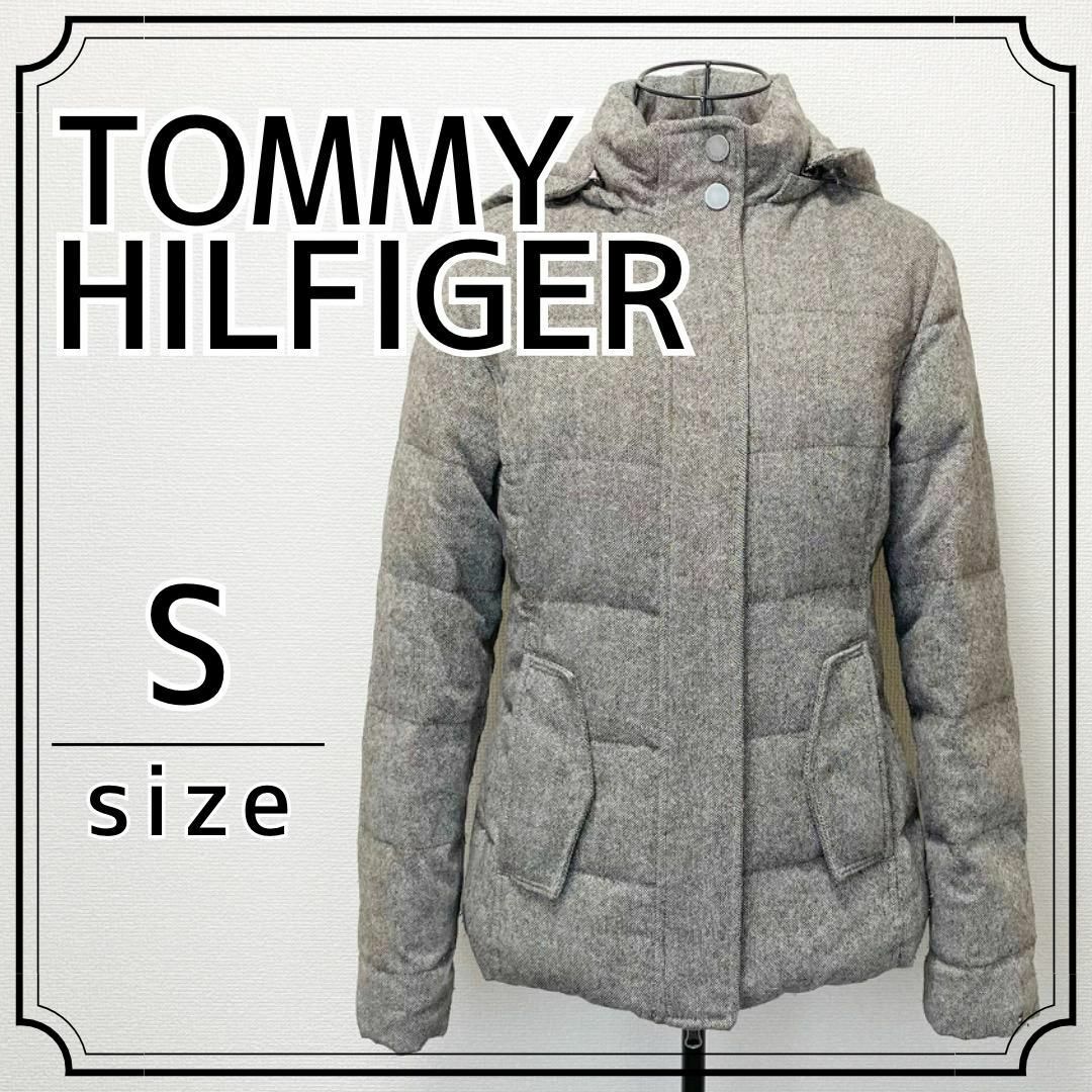 TOMMY HILFIGER(トミーヒルフィガー)の⭐️アンゴラ混⭐️TOMMY HILFIGER ダウンジャケット フード付き レディースのジャケット/アウター(ダウンジャケット)の商品写真