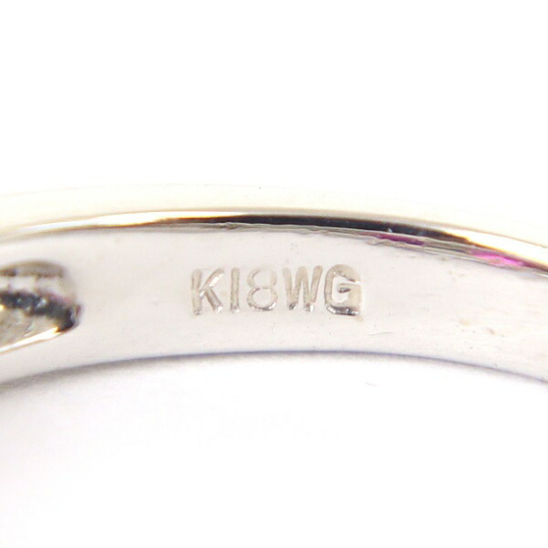 新品同様【ジュエリー】ルビーリング/ダイヤモンド/K18WG/ホワイトゴールド/1.40ct/11.5号/3.8g/指輪/アクセサリー/レディース【中古】 レディースのアクセサリー(リング(指輪))の商品写真