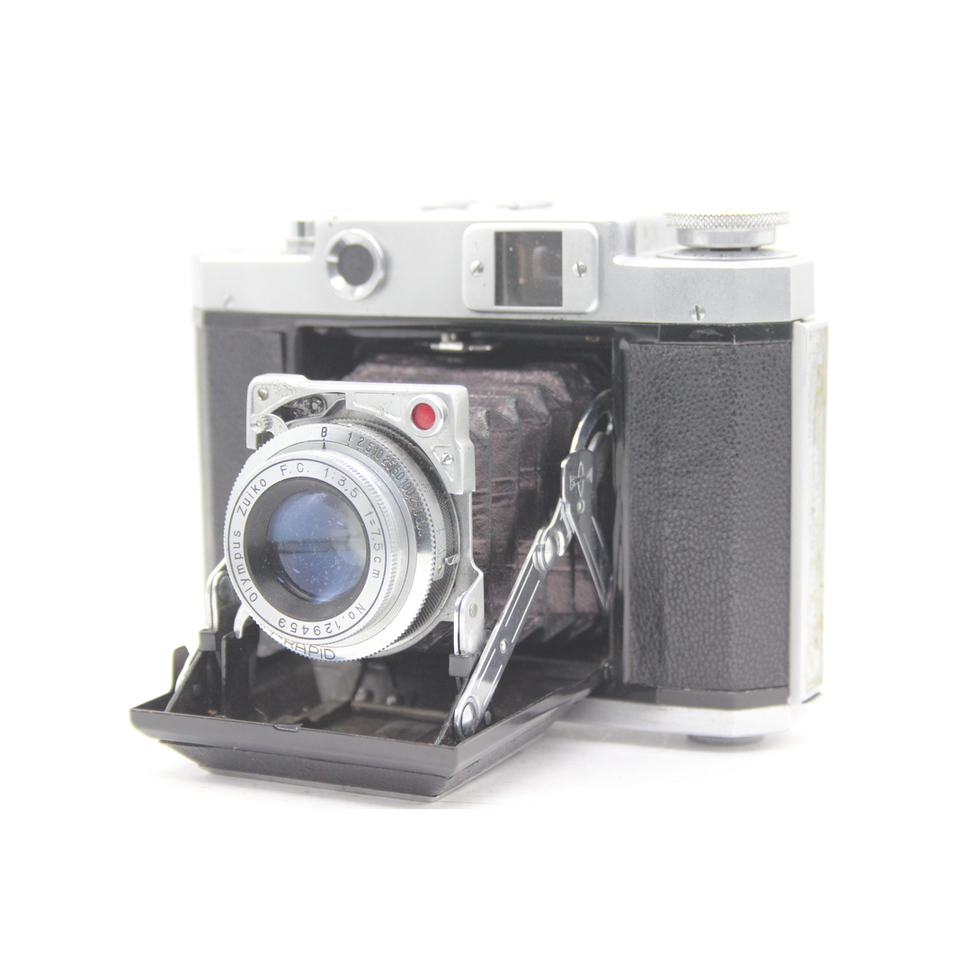 支払い発送詳細【訳あり品】 マミヤ Mamiya-6 Olympus Zuiko F.C. 7.5cm F3.5 蛇腹カメラ  s4477