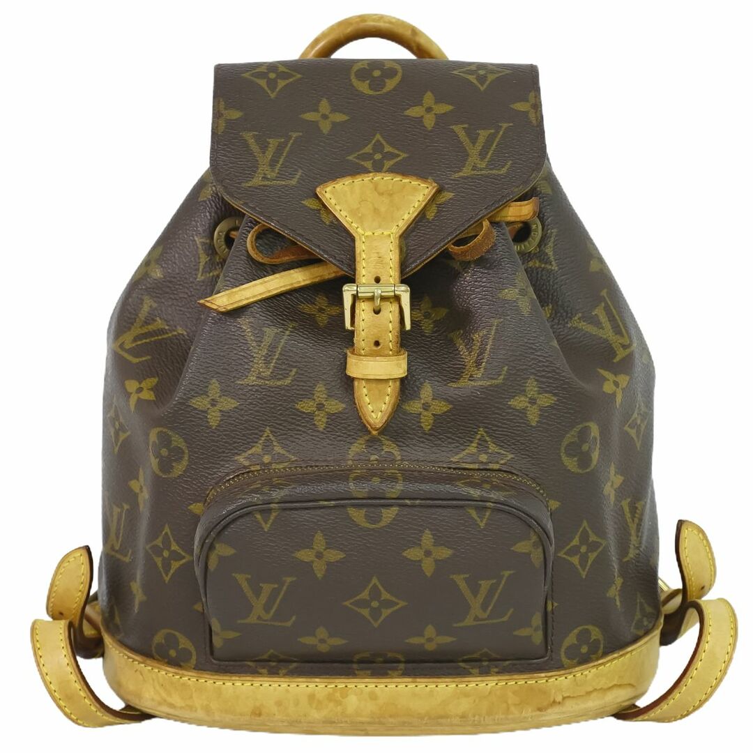 LOUIS VUITTON(ルイヴィトン)の本物 ルイヴィトン LOUIS VUITTON LV ミニ モンスリ モノグラム リュックサック バックパック ブラウン M51137 Mini Montsouris ビトン バッグ 中古 レディースのバッグ(リュック/バックパック)の商品写真