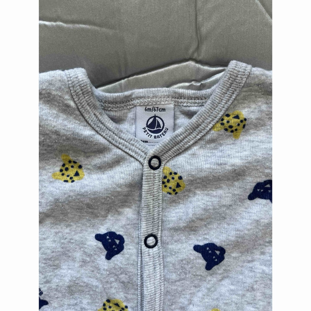 PETIT BATEAU(プチバトー)の【petit bateau】ロンパース キッズ/ベビー/マタニティのベビー服(~85cm)(ロンパース)の商品写真