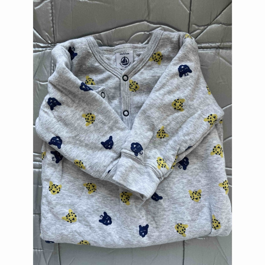 PETIT BATEAU(プチバトー)の【petit bateau】ロンパース キッズ/ベビー/マタニティのベビー服(~85cm)(ロンパース)の商品写真