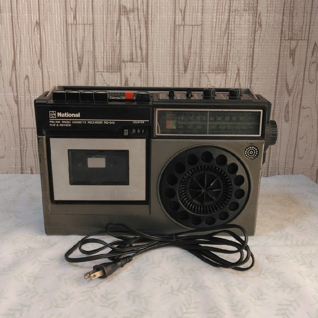 Panasonic(パナソニック)のナショナル　ラジカセ  ヴィンテージ スマホ/家電/カメラのオーディオ機器(ラジオ)の商品写真