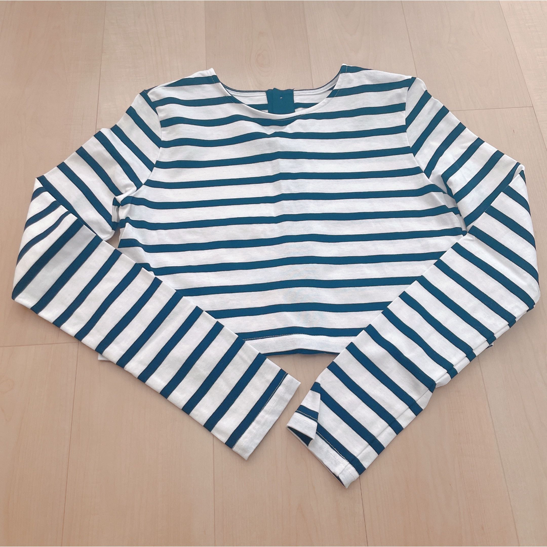 ☆美品☆ジプソフィア CroppedLongTeeBorder レディースのトップス(シャツ/ブラウス(長袖/七分))の商品写真