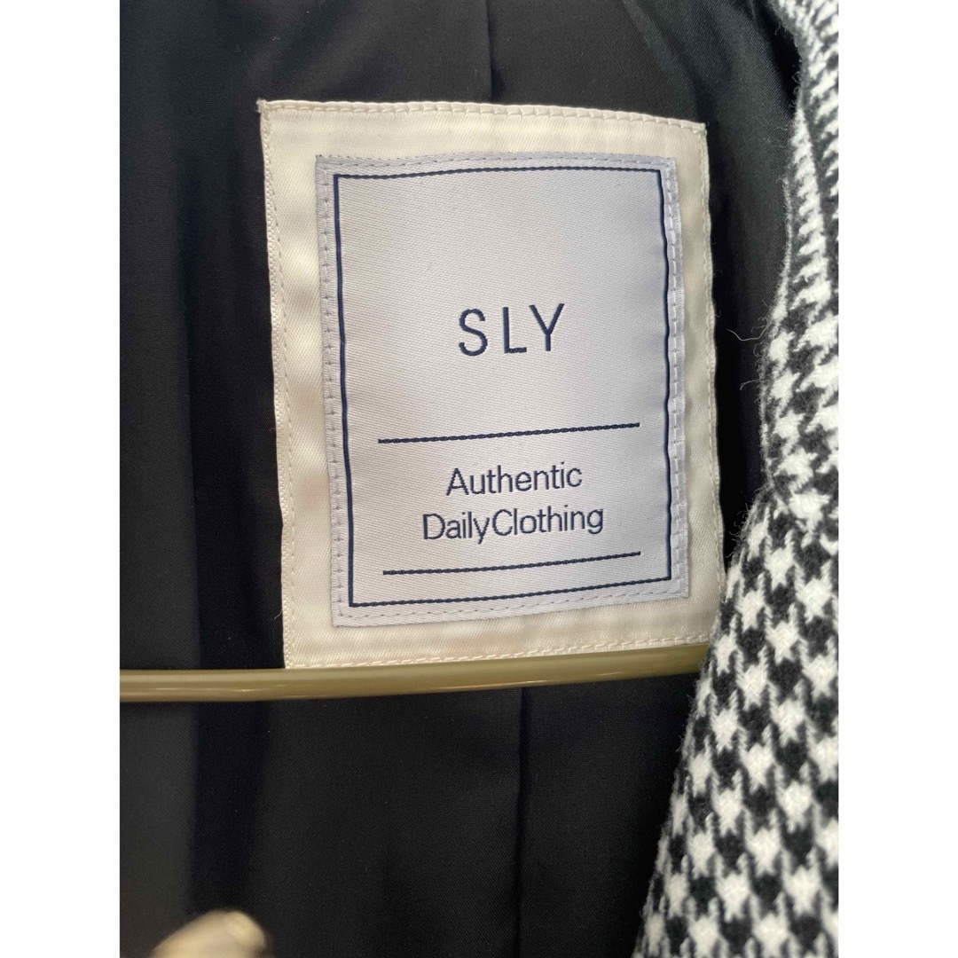 SLY(スライ)のsly コート　千鳥柄 レディースのジャケット/アウター(チェスターコート)の商品写真