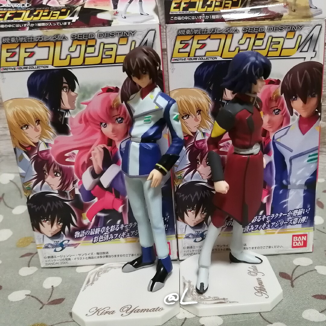 BANDAI(バンダイ)のSEED DESTINY EFコレクション4 キラとアスラン エンタメ/ホビーのフィギュア(アニメ/ゲーム)の商品写真