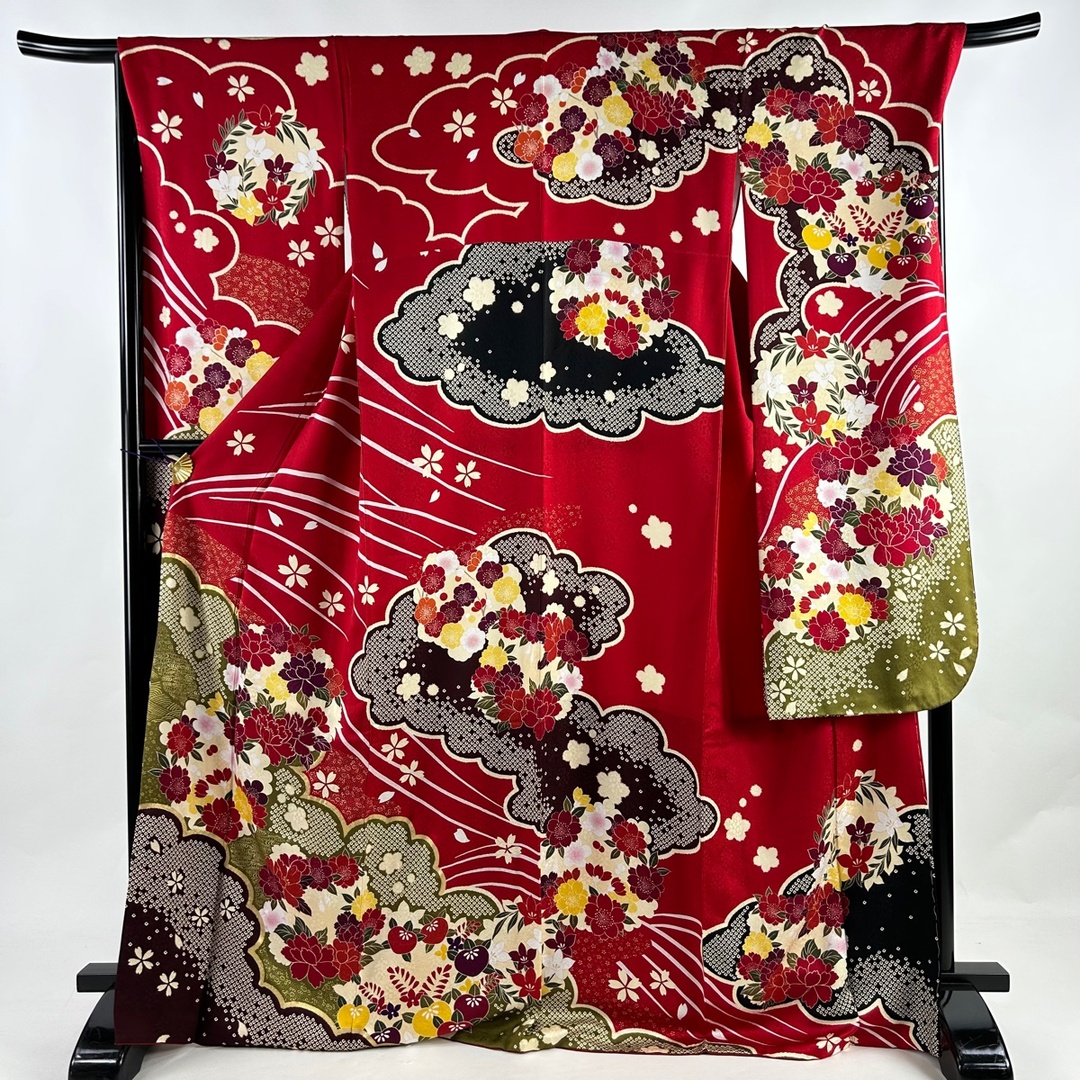 振袖 身丈171.5cm 裄丈68cm 正絹 美品 逸品 【中古】の通販 by