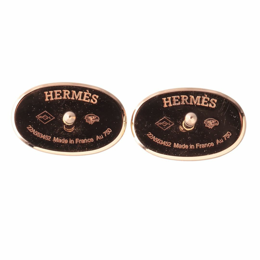 Hermes(エルメス)のエルメス ダイヤ ピアス シェーヌダンクル コントゥール AU750PG 箱 保証書(2023年10月) HERMES【15491】 レディースのアクセサリー(ピアス)の商品写真
