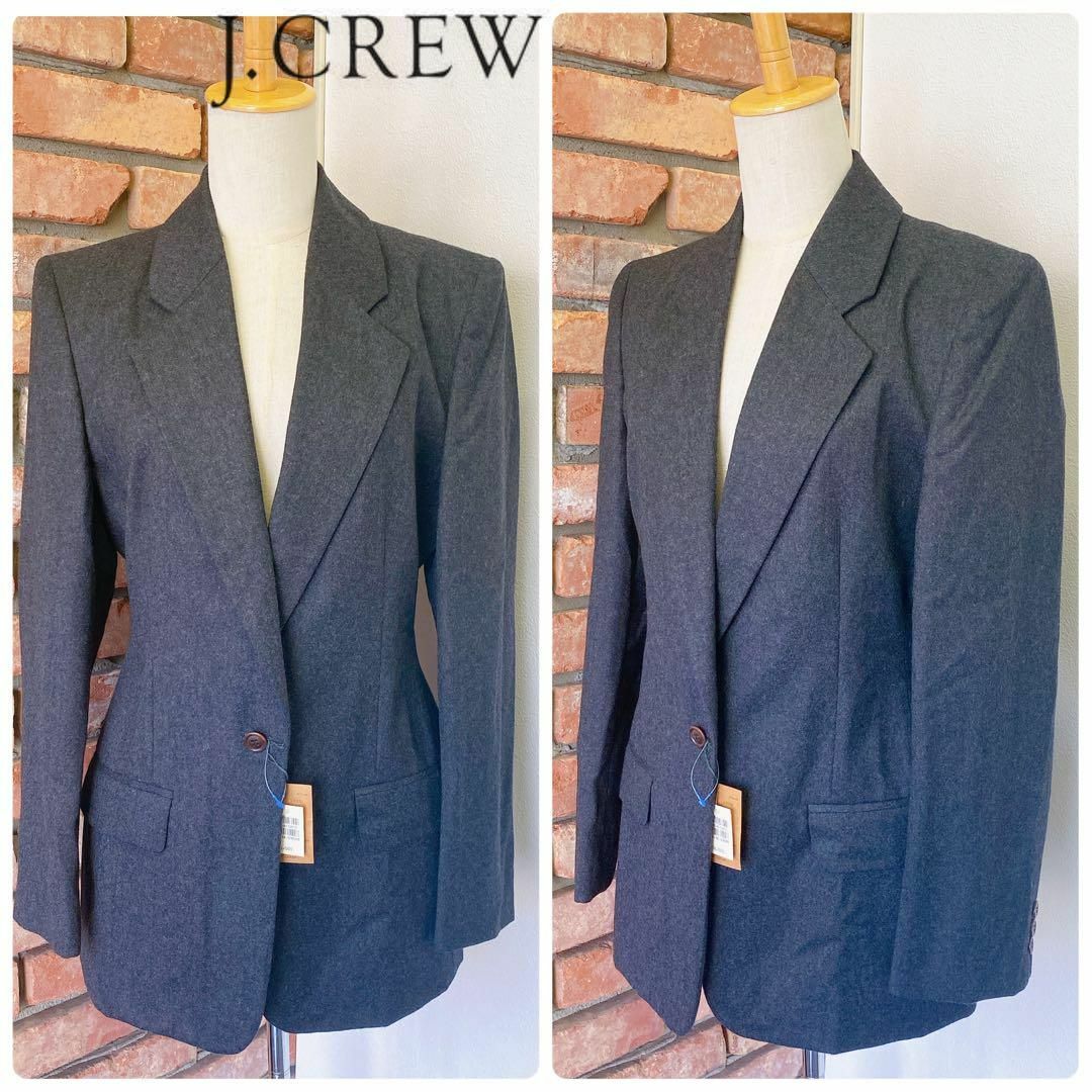 J.Crew(ジェイクルー)の2601未使用 J.CREW ジェイクルー 定価3.6万 テーラードジャケット レディースのジャケット/アウター(テーラードジャケット)の商品写真