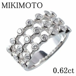ミキモト(MIKIMOTO)のミキモト ダイヤ リング 0.62ct 12号 PT950 MIKIMOTO【15109】(リング(指輪))