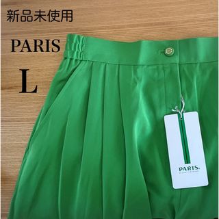 パリスゴルフ(Paris Golf)の【新品未使用】PARIS キュロット 日本製 ゴルフウェア 緑 定価18000円(ウエア)