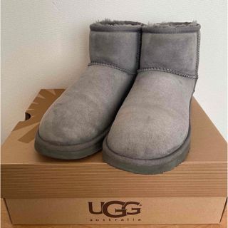 アグ(UGG)のUGG アグ クラシックミニ 24cm グレー(ブーツ)