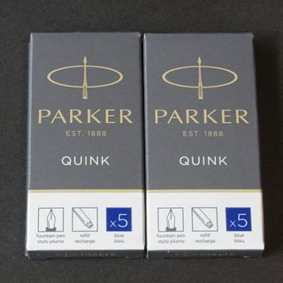 パーカー(Parker)の新品未使用　パーカー インクカートリッジ ブルー2箱(ペン/マーカー)