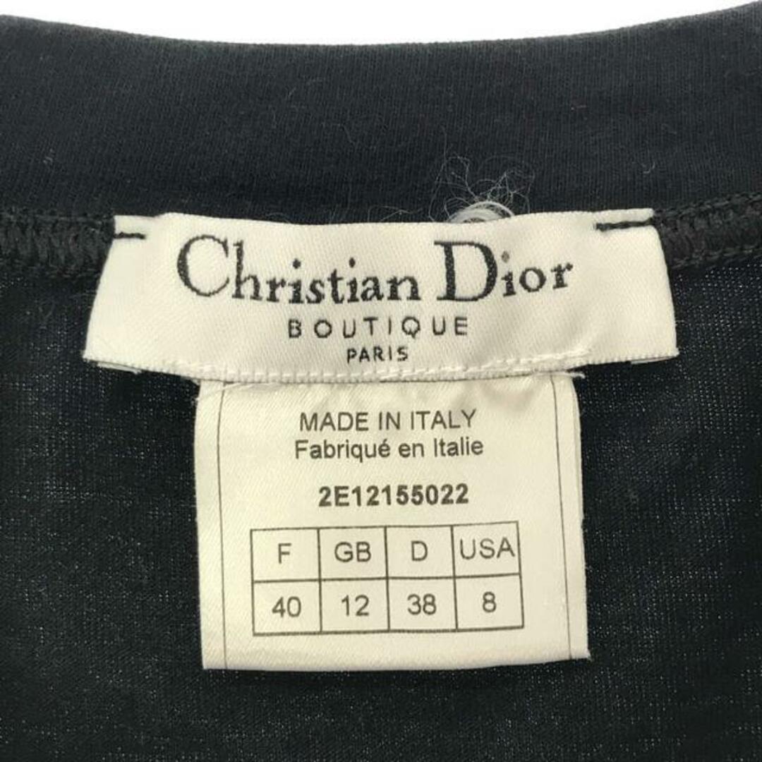 Christian Dior / クリスチャンディオール | 2002 プレオウンド ロゴ Tシャツ | 40 | ブラック/レッド | レディース レディースのトップス(Tシャツ(半袖/袖なし))の商品写真