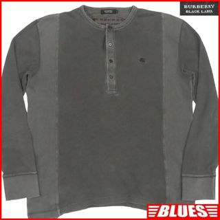 バーバリーブラックレーベル(BURBERRY BLACK LABEL)の廃盤 バーバリーブラックレーベル Tシャツ M ロンT カットソー TY2763(Tシャツ/カットソー(七分/長袖))