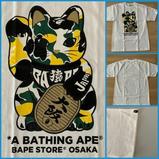 アベイシングエイプ(A BATHING APE)の限定 BAPE STORE OSAKA MANEKINEKO TEE(Tシャツ/カットソー(半袖/袖なし))
