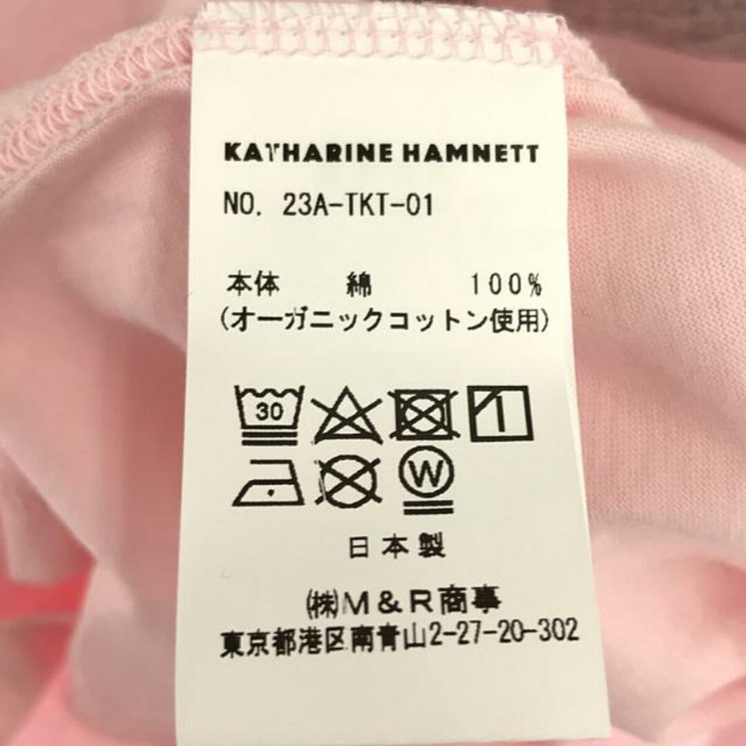 Ron Herman(ロンハーマン)の【新品】  Ron Herman / ロンハーマン | × KATHARINE HAMNETT スローガンTシャツ | XS | ピンク | レディース レディースのトップス(Tシャツ(半袖/袖なし))の商品写真