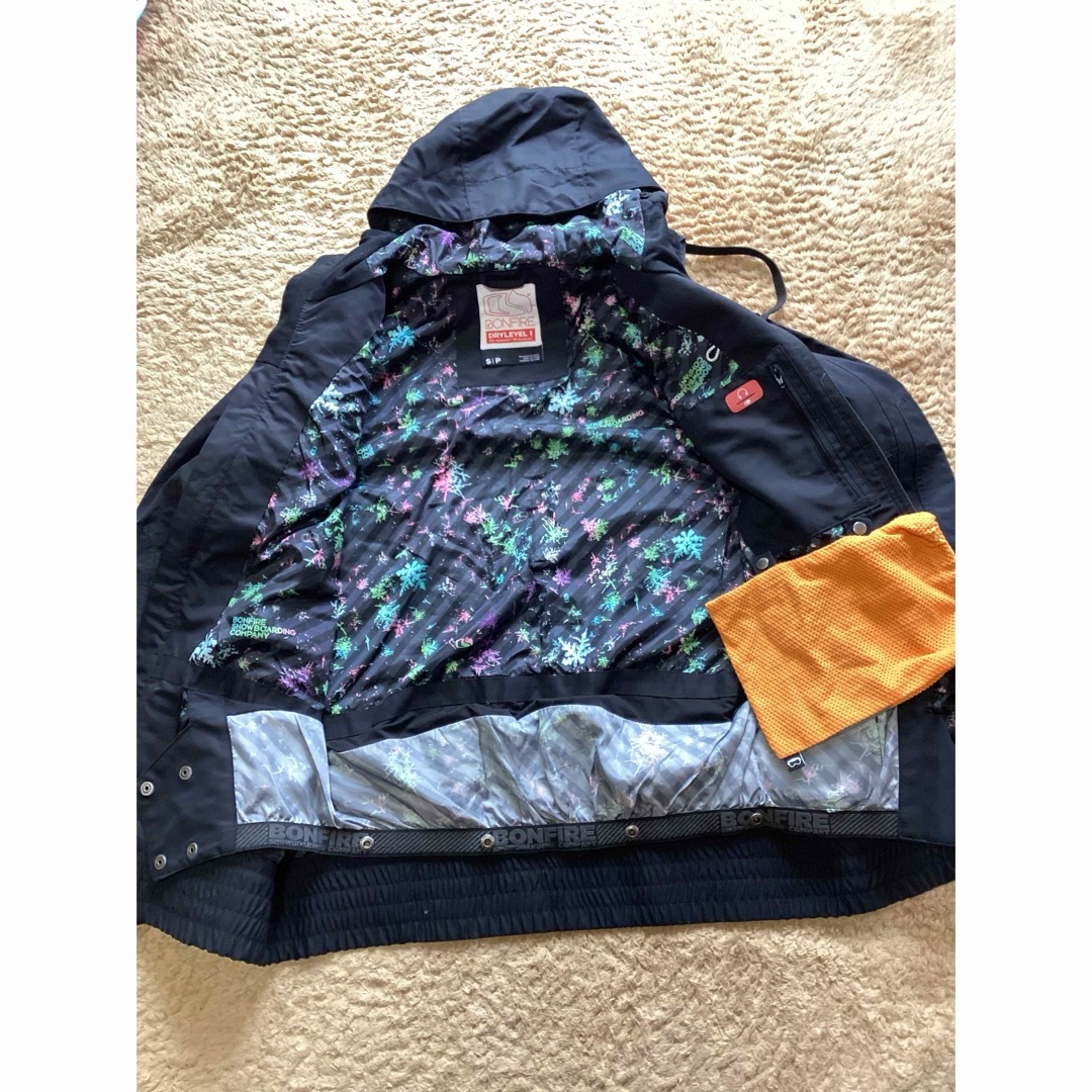 SALOMON スノーウェア 上下 メンズ 黒/青 持運び スノーボード SALOMON スノーウェア 上下 メンズ 黒/青 持運び スノーボード