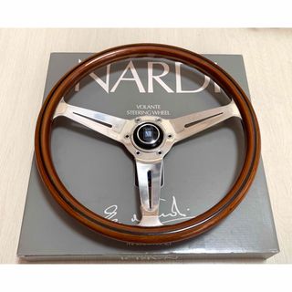 ナルディ(ナルディ)の希少【NARDI Classic】36.5Φ ウッドステアリング　ナルディ(汎用パーツ)