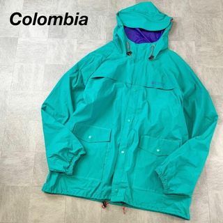 コロンビア(Columbia)のUSA規格 Colombia 希少カラー ナイロンパーカー レインパーカー(マウンテンパーカー)