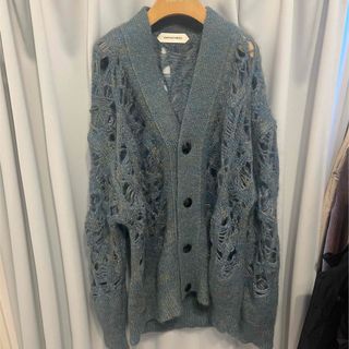 メンズnamacheko klaus mohair cardigan 21aw