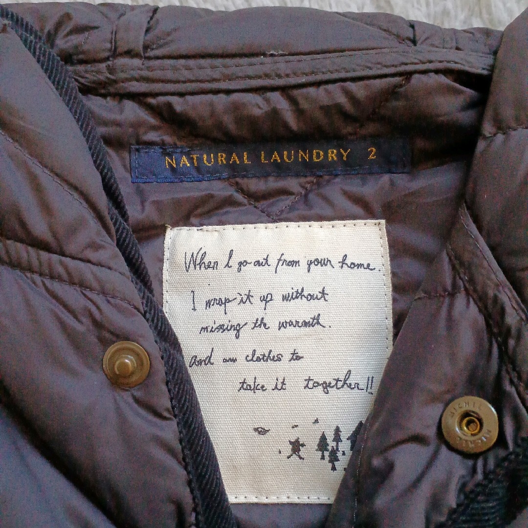NATURAL LAUNDRY(ナチュラルランドリー)のナチュラルランドリー　ダウン　キルティングコート　ダウン95% レディースのジャケット/アウター(ダウンコート)の商品写真