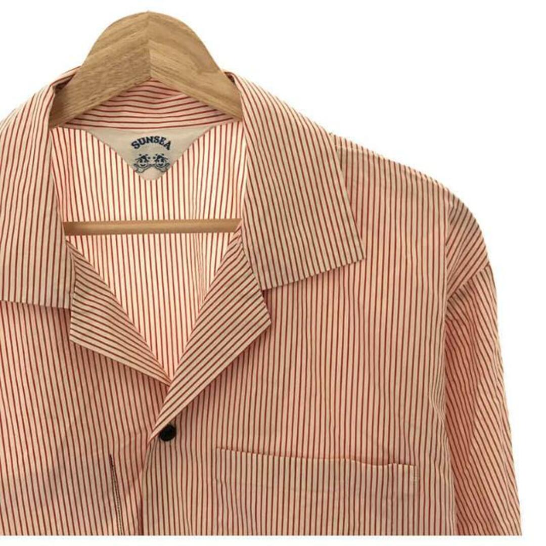 SUNSEA - SUNSEA / サンシー | RED STRIPE GIGOLO SHIRT SUNSEA - SUNSEA / サンシー | RED STRIPE GIGOLO SHIRT
