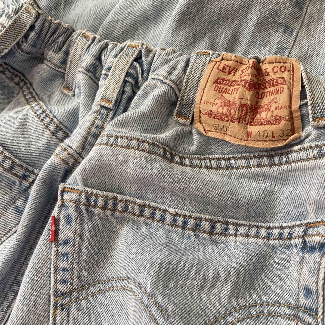 levi’s リーバイス 550 デニム リメイク 40inch levi’s リーバイス 550 デニム リメイク 40inch