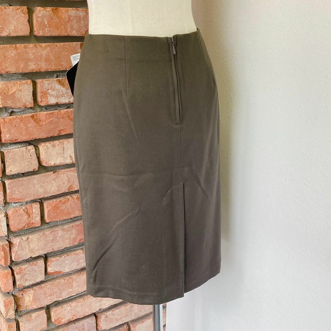 Sisley(シスレー)の2500未使用定価8900円 SISLEY シスレー スカート モスグリーン レディースのスカート(ひざ丈スカート)の商品写真