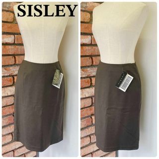 シスレー(Sisley)の2500未使用定価8900円 SISLEY シスレー スカート モスグリーン(ひざ丈スカート)