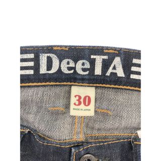 DeeTA ディーティーエー セルビッチデニムパンツ インディゴブルー 30