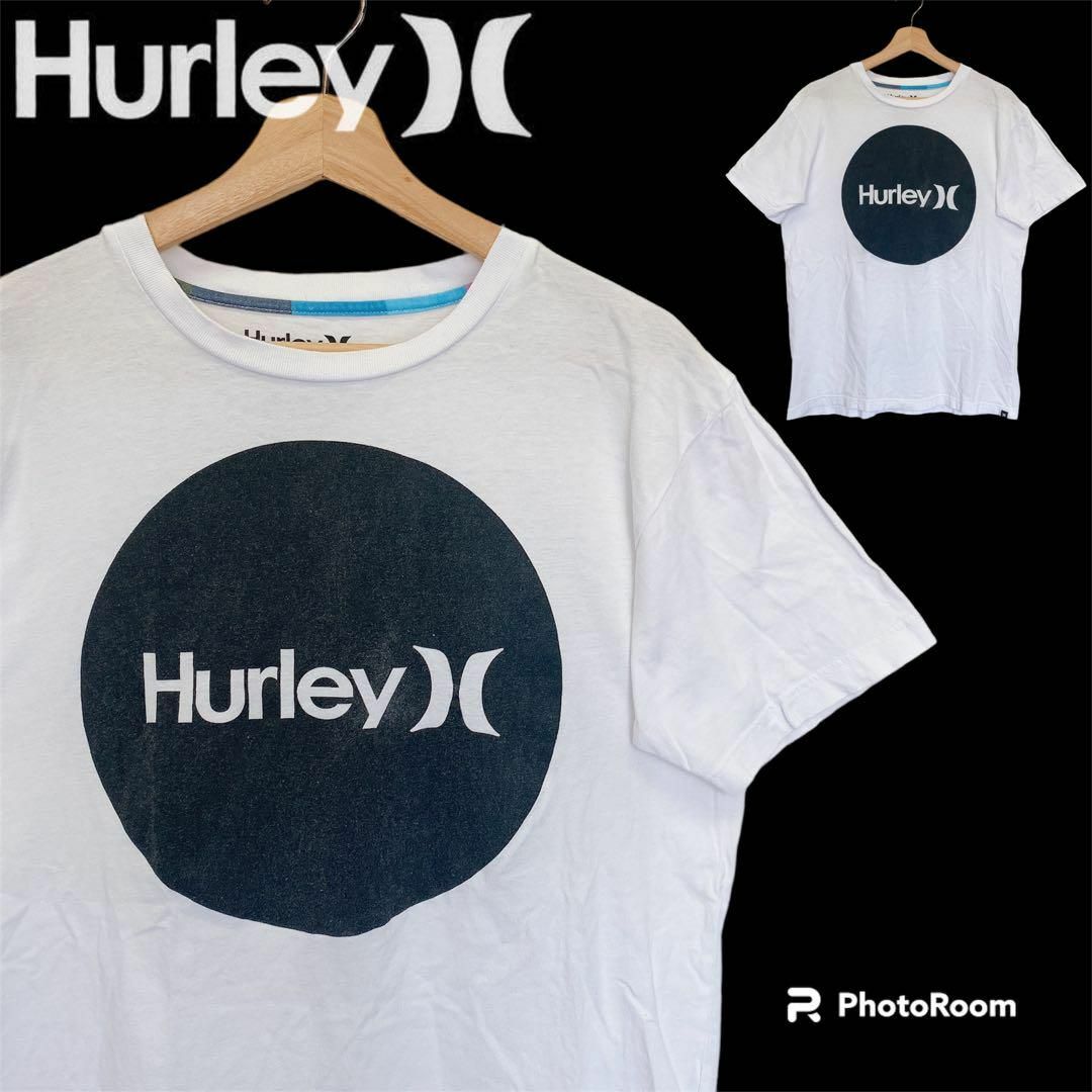 Hurley(ハーレー)の2563 Hurley ハーレー Tシャツ ロゴ ホワイト L メンズのトップス(Tシャツ/カットソー(半袖/袖なし))の商品写真