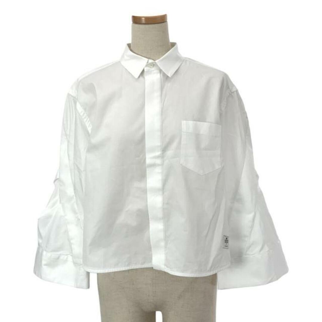 sacai / サカイ | 2023SS | Thomas Mason Cotton Poplin Shirt / コットンポプリン シャツ | 1  | ホワイト | レディース | フリマアプリ ラクマ